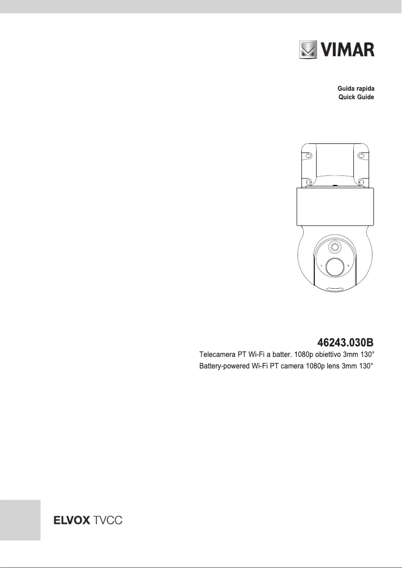 Page 1 de la notice Instructions / montage Vimar ELVOX 46243.030B