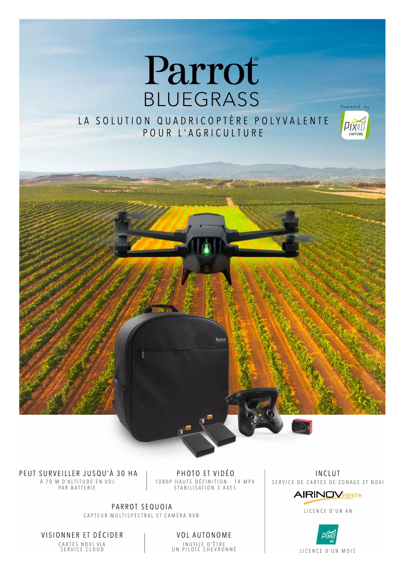 Image de la première page du manuel de l'appareil Bluegrass