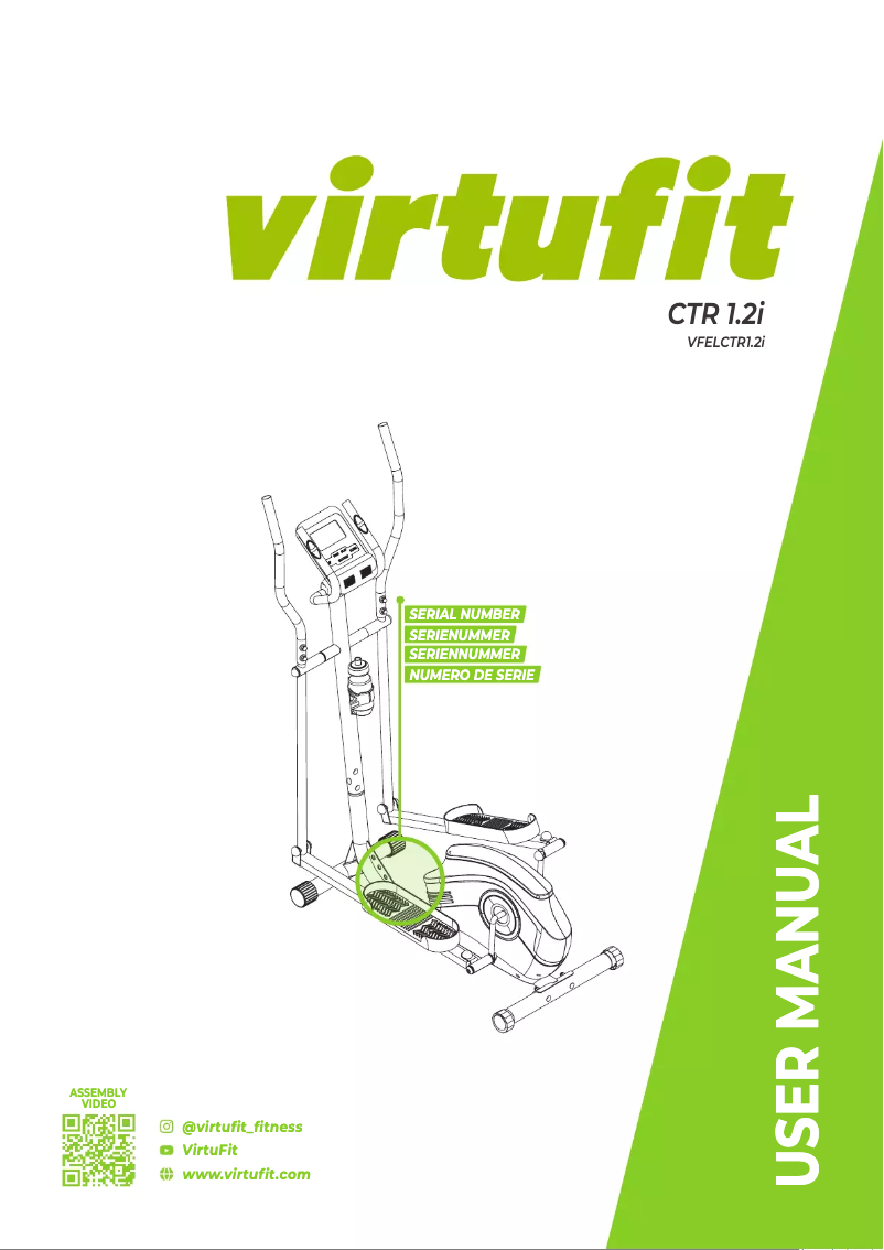 Página 1 del manual Manual de usuario VirtuFit CTR 1.2i