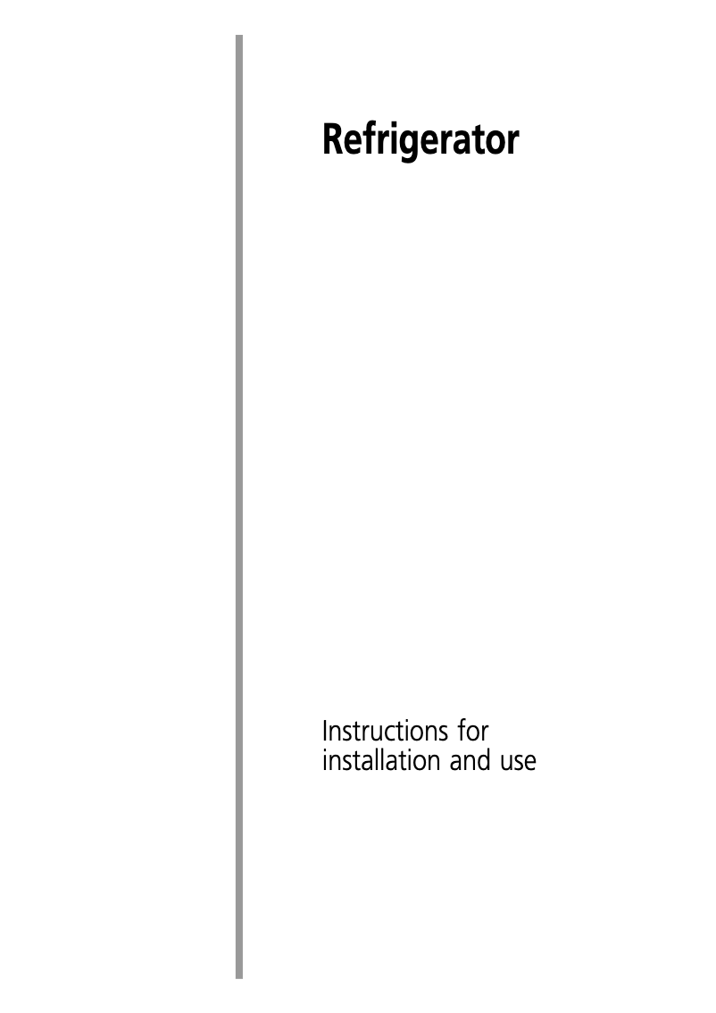 Image de la première page du manuel de l'appareil RG 1140