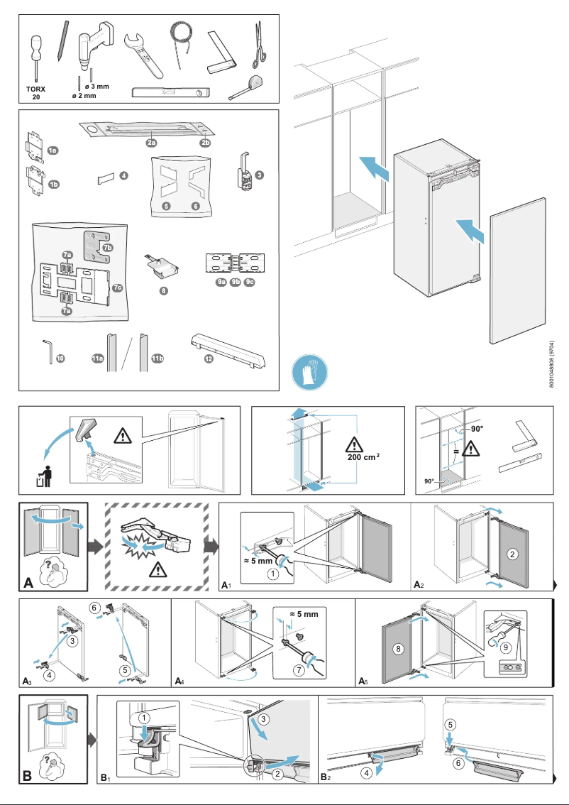 Page 1 de la notice Guide d'installation Siemens GI81NAE30G