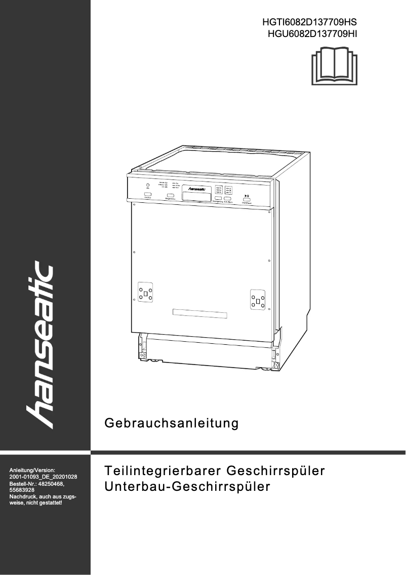 Page n°1 - Manuel utilisateur Hanseatic HGU6082D137709HI