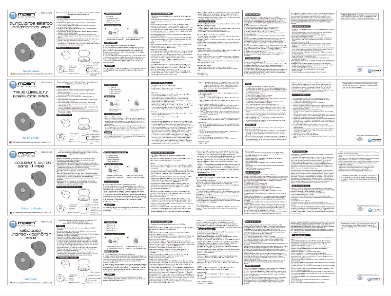Page n°1 - Manuel utilisateur Imperii Electronics TE.03.0248.01