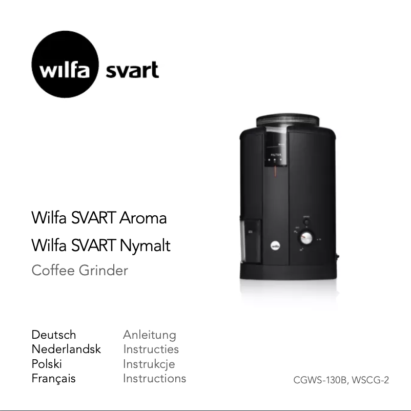 Page n°1 - Manuel utilisateur Mill Svart Aroma