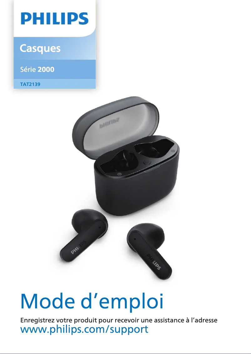 Page n°1 - Manuel utilisateur Philips TAT2139