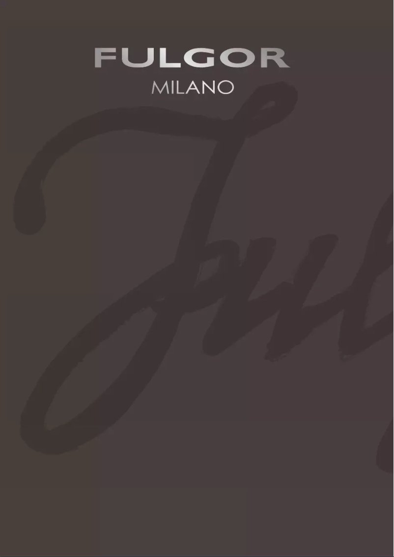 Page n°1 - Manuel utilisateur Fulgor Milano FBC 362 NF ED