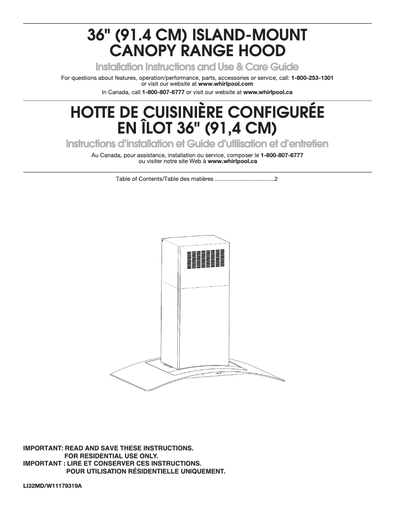 Page 1 de la notice Manuel d'utilisation et d'entretien Maytag WVI75UC6DS