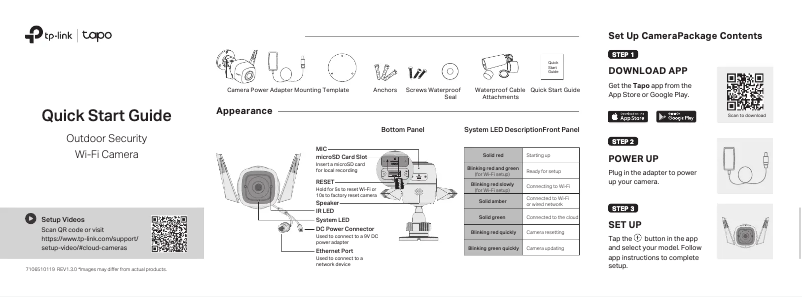 Página 1 del manual Guía de instalación TP-Link Tapo C310