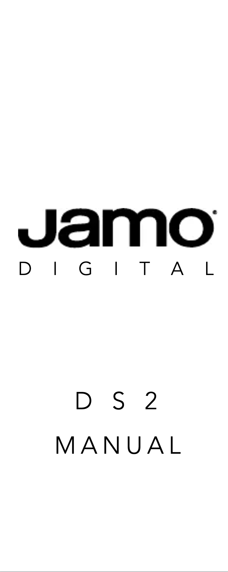Page n°1 - Mode d'emploi Jamo DS2