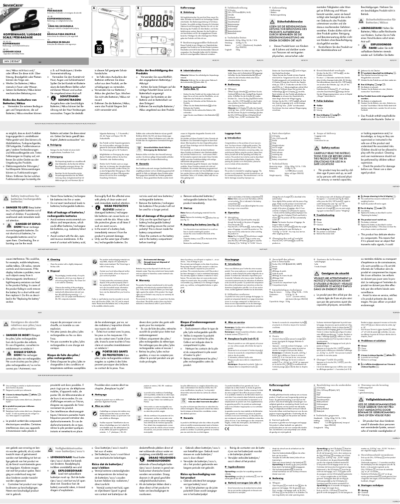 Image de la première page du manuel de l'appareil IAN 285847