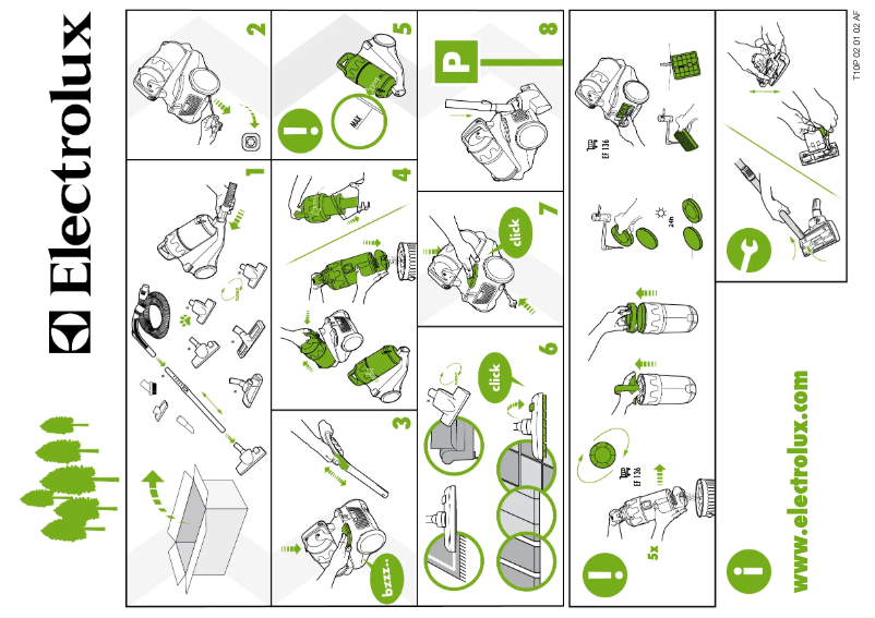 Página 1 del manual Manual de usuario Electrolux Aptica ZTT7910WME