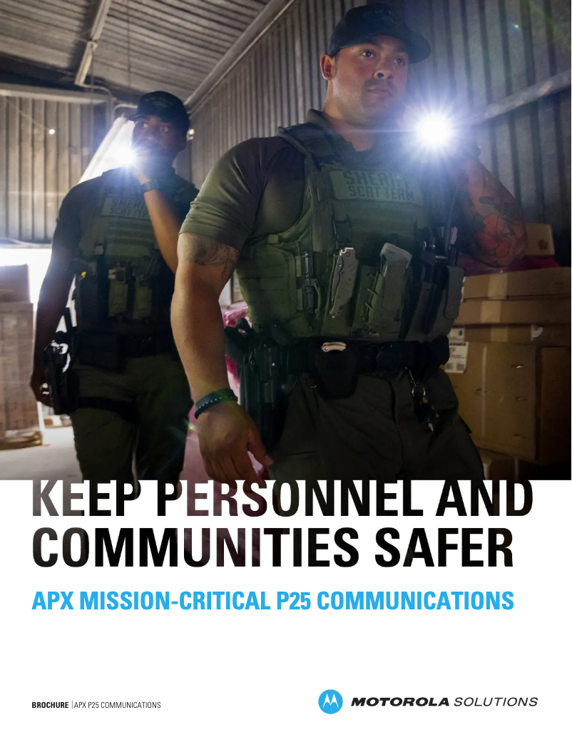 Page n°1 - Brochure Motorola APX 8000
