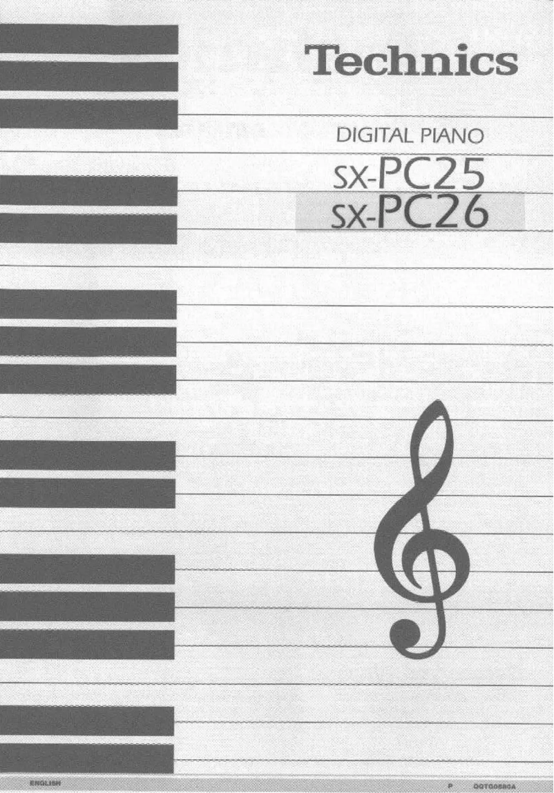 Image de la première page du manuel de l'appareil SX-PC26