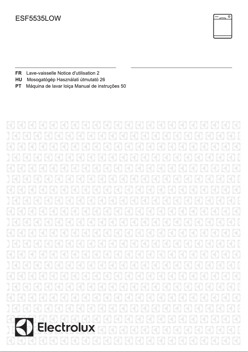 Page n°1 - Manuel utilisateur Electrolux ESF5535LOW
