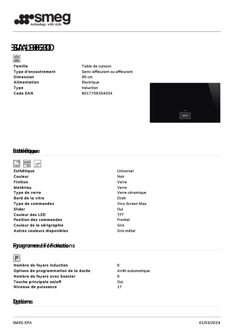 Image de la première page du manuel de l'appareil SIA1963D