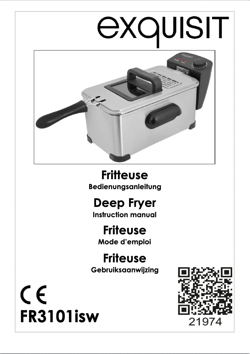 Image de la première page du manuel de l'appareil FR 3101 isw