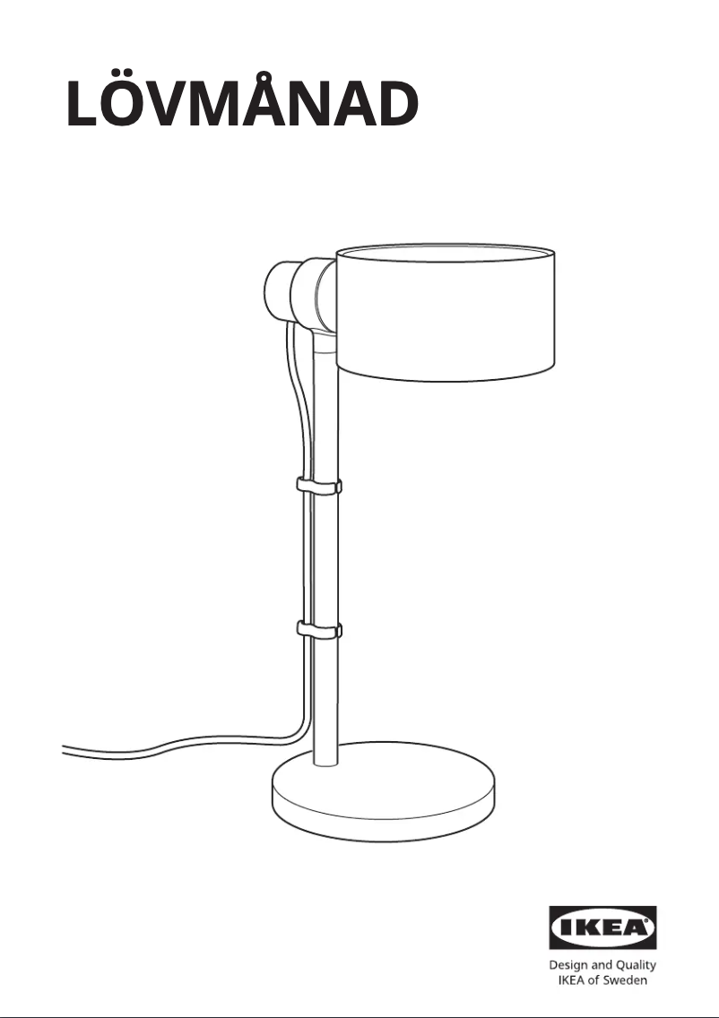 Image de la première page du manuel de l'appareil LÖVMÅNAD 505.184.39