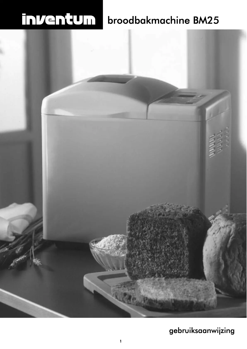 Page n°1 - Manuel utilisateur Inventum BM 25