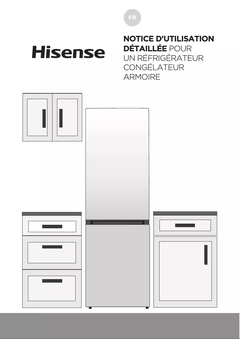 Page 1 de la notice Manuel utilisateur Hisense RB390N4AW10