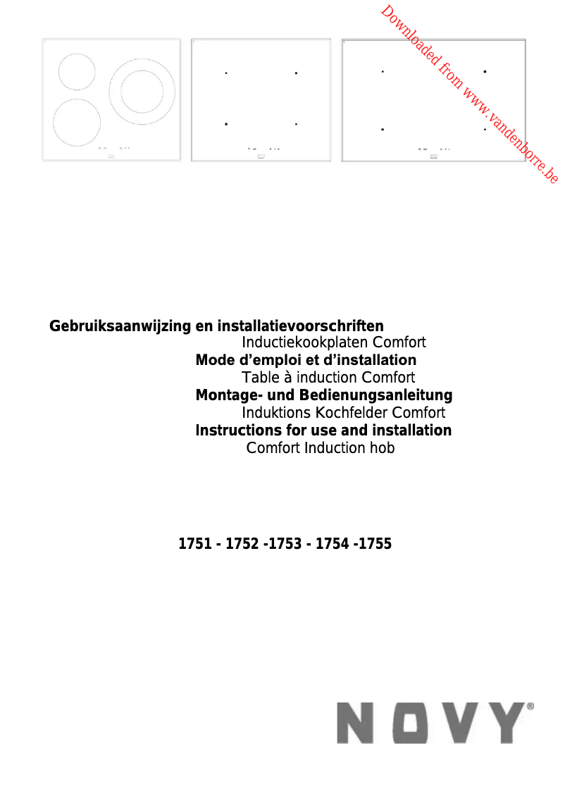 Imagen de la primera página del manual del dispositivo 1752