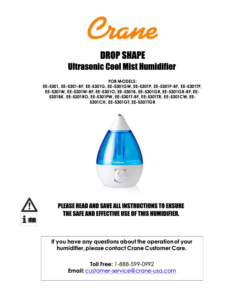 Página 1 del manual Manual de usuario Crane EE-5301