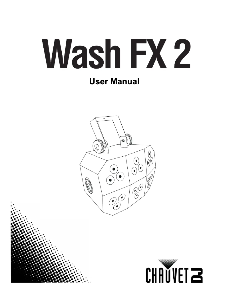 Page 1 de la notice Manuel utilisateur Chauvet Wash FX 2