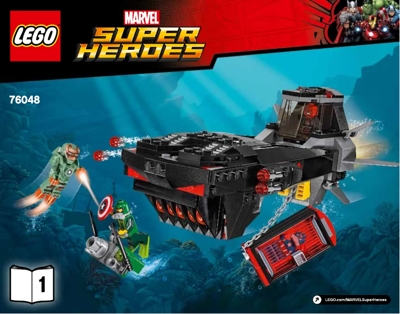 Page n°1 - Manuel utilisateur Lego Marvel Super Heroes 76048