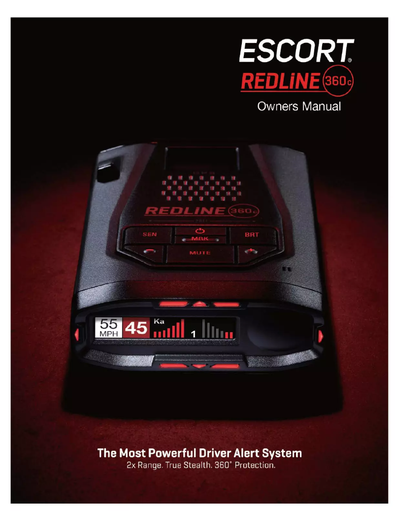 Image de la première page du manuel de l'appareil Redline 360c