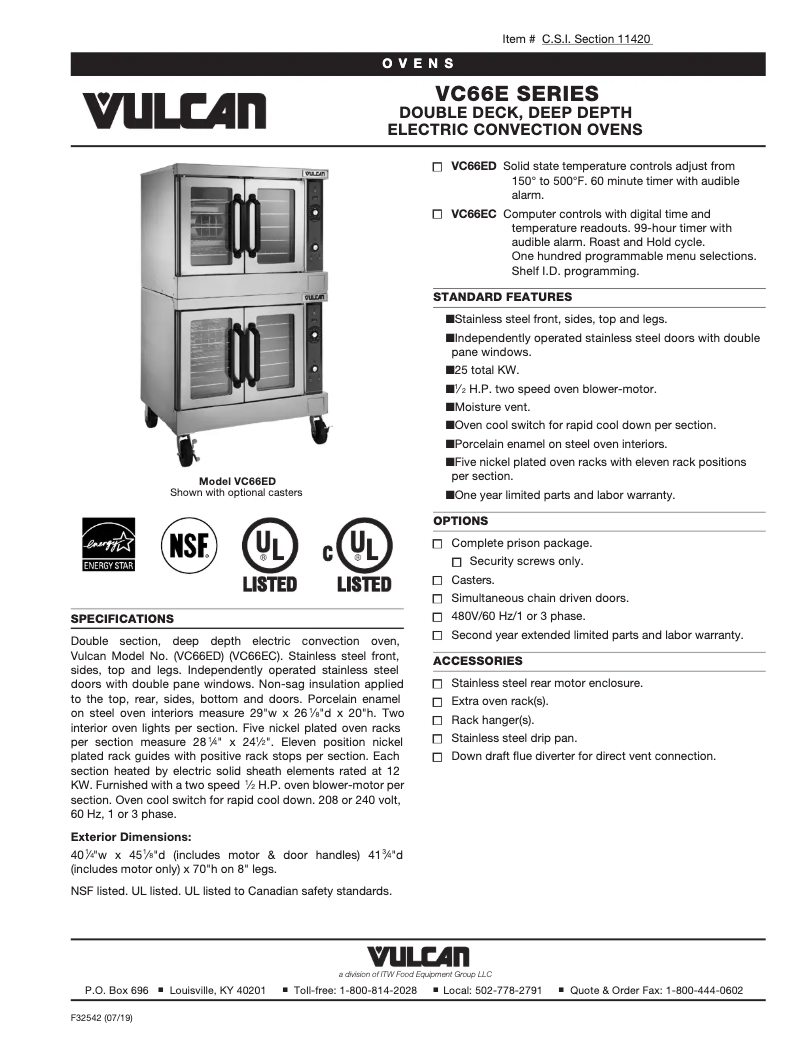Image de la première page du manuel de l'appareil VC66EC