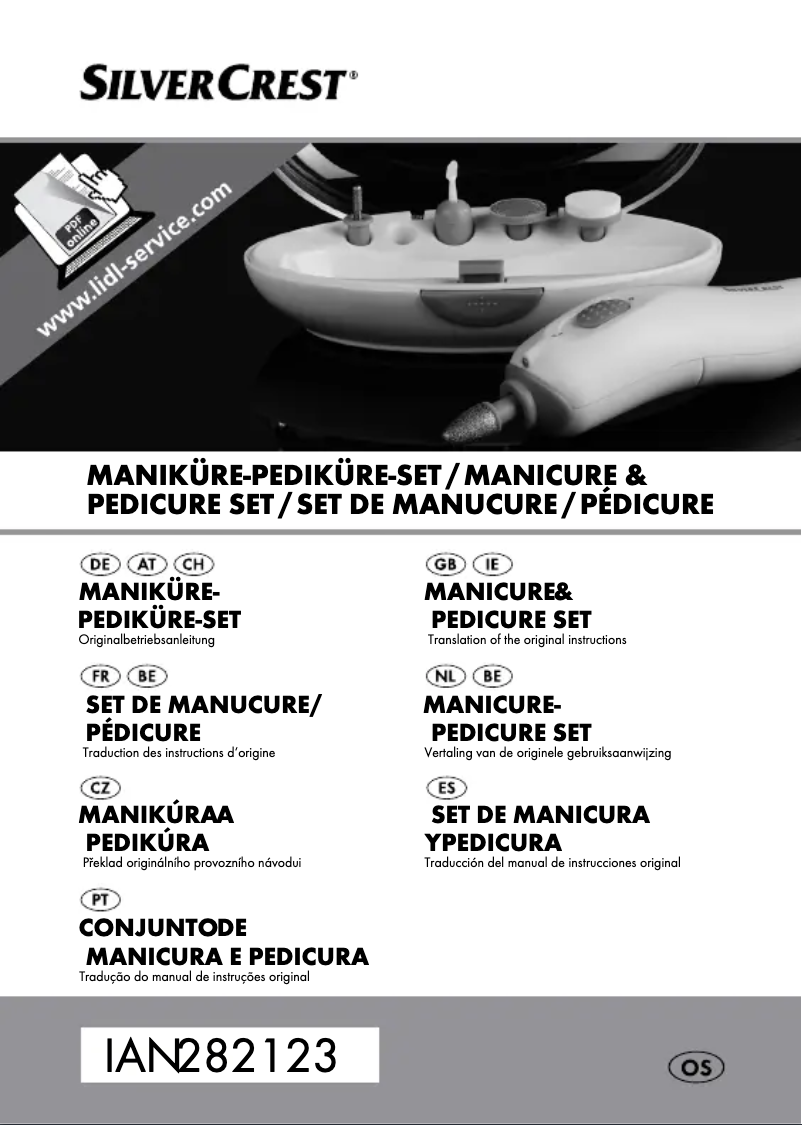 Page 1 de la notice Manuel utilisateur SilverCrest IAN 282123