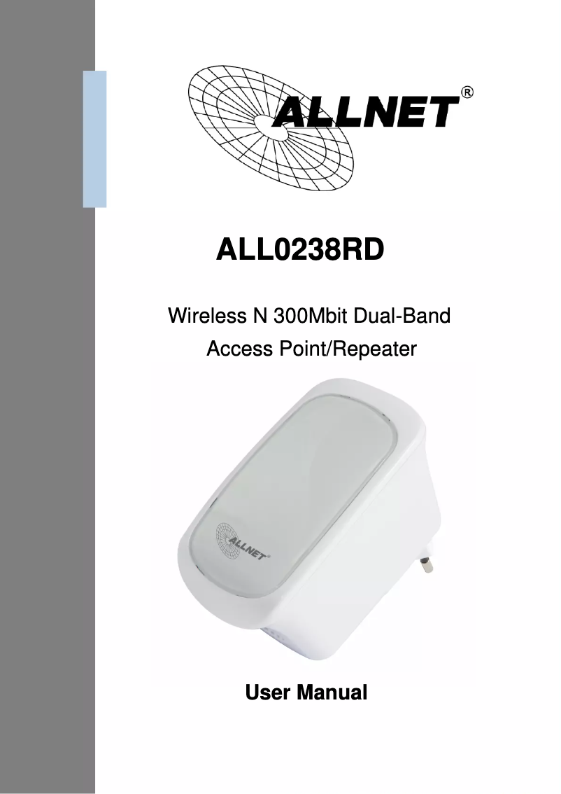 Page n°1 - Manuel utilisateur Allnet ALL0238RD
