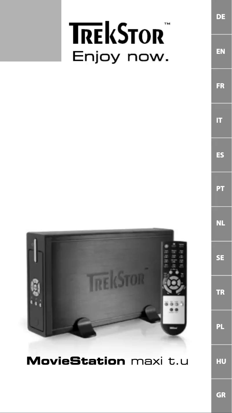 Página 1 del manual Manual de usuario TrekStor MovieStation maxi t.u