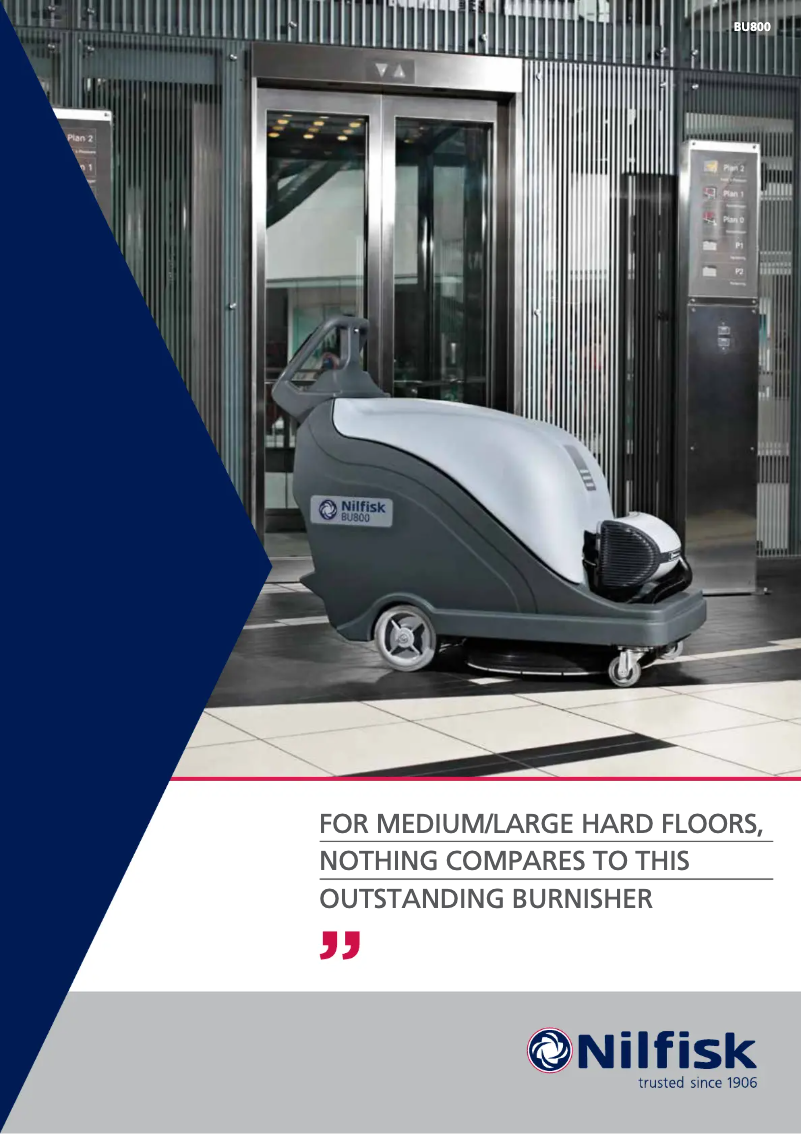 Imagen de la primera página del manual del dispositivo BU800