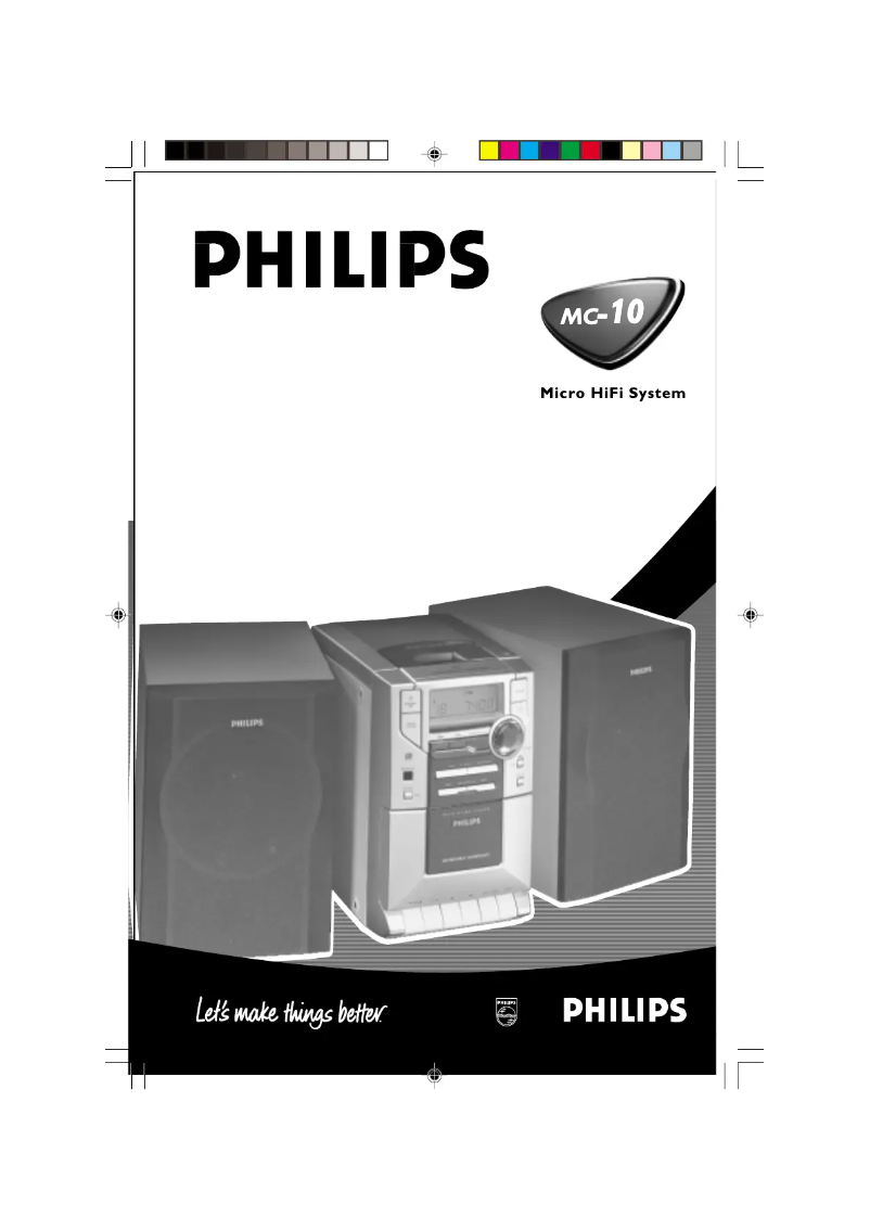 Page n°1 - Manuel utilisateur Philips MC-10