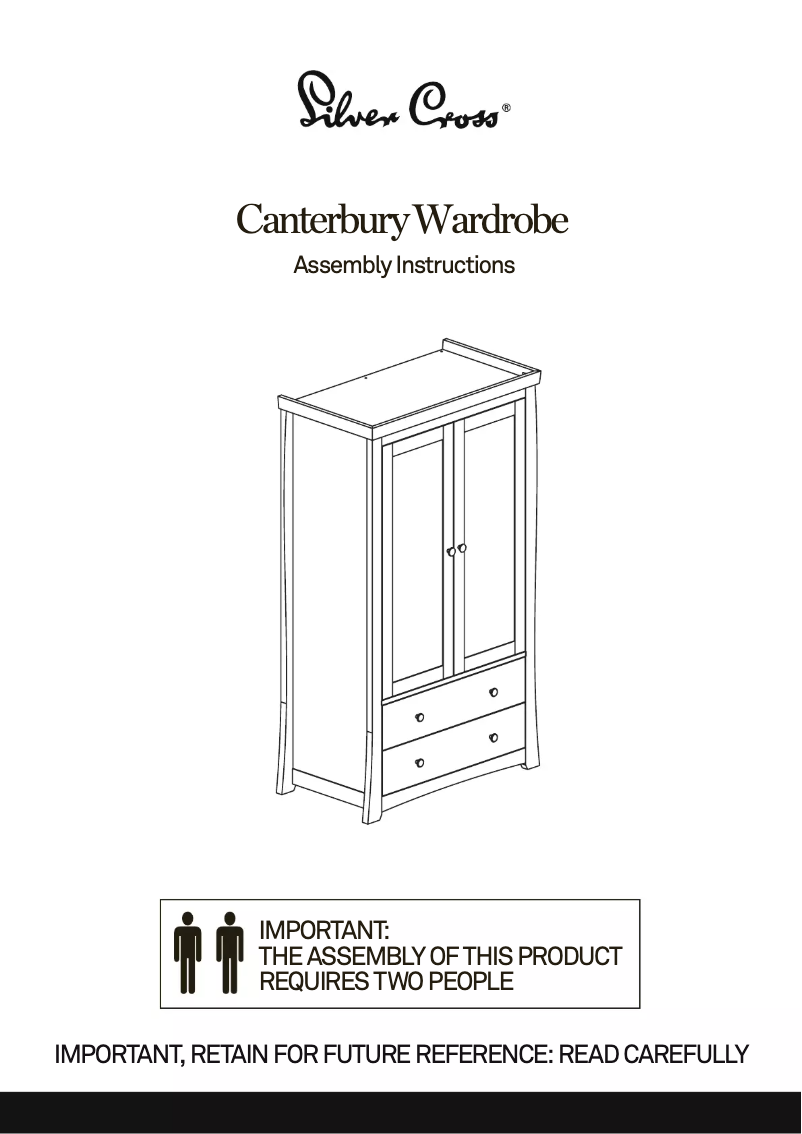 Page 1 de la notice Manuel utilisateur Silver Cross Canterbury