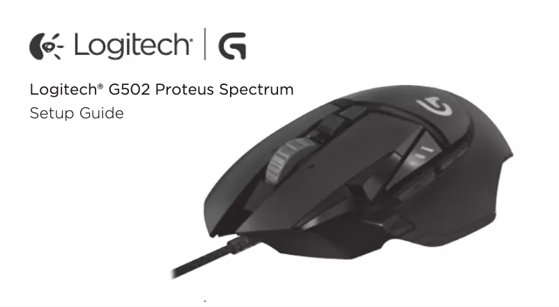 Page n°1 - Manuel utilisateur Logitech G502 Proteus Spectrum