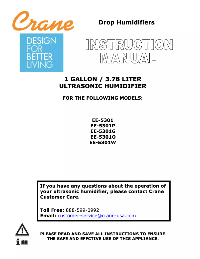 Image de la première page du manuel de l'appareil EE-5301W