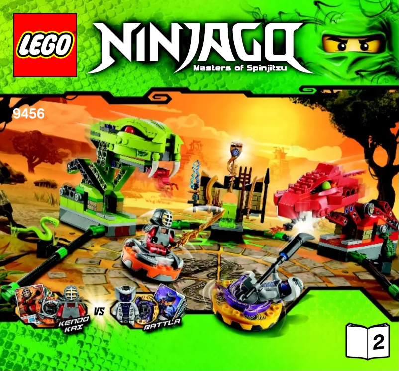 Page 1 de la notice Manuel utilisateur Lego Spinner Battle