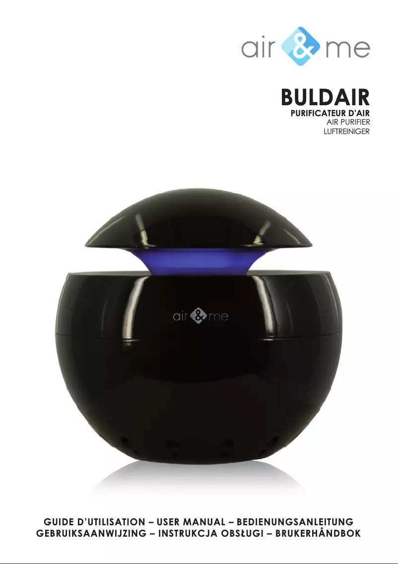 Image de la première page du manuel de l'appareil Buldair