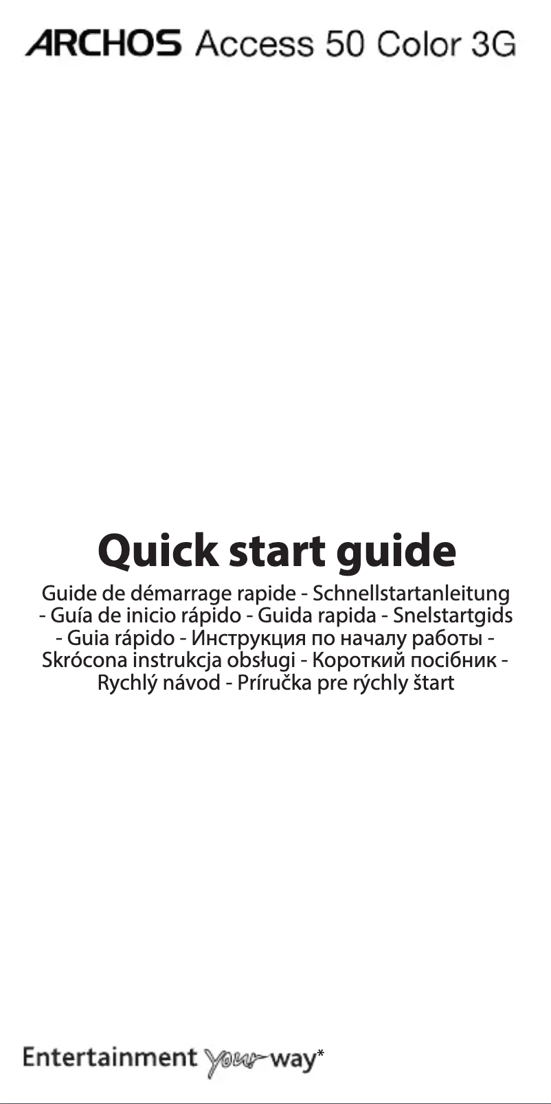 Image de la première page du manuel de l'appareil Junior Phone