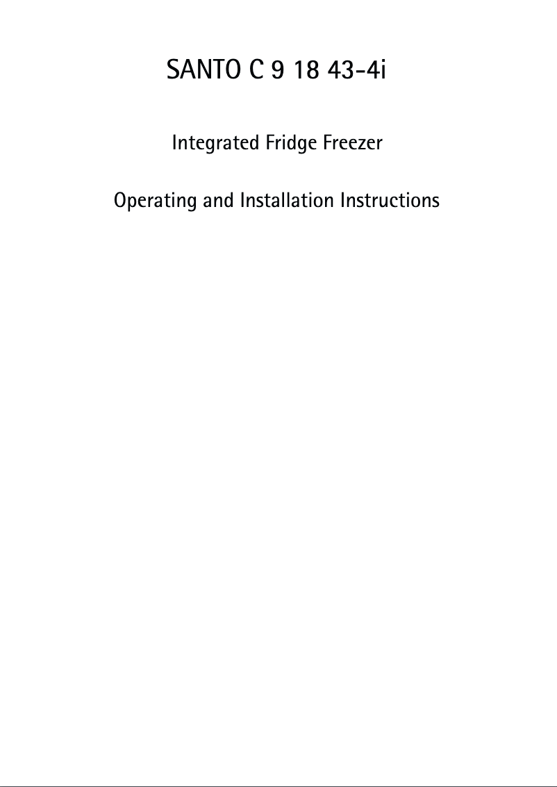 Image de la première page du manuel de l'appareil SC91843