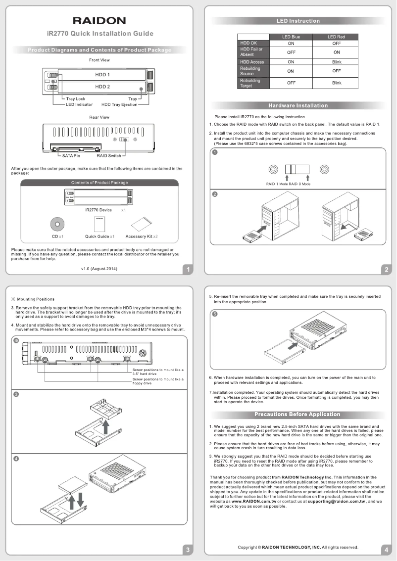 Image de la première page du manuel de l'appareil iR2770