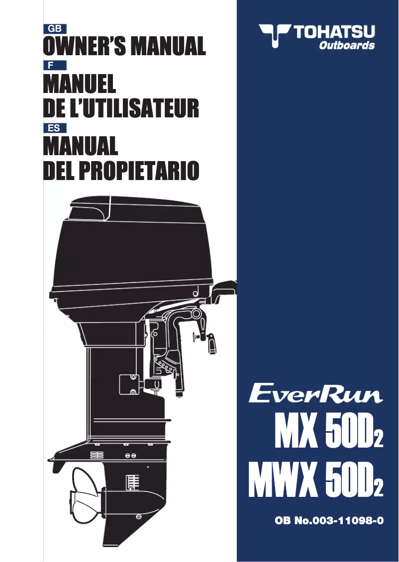 Imagen de la primera página del manual del dispositivo MX50D2 EverRun