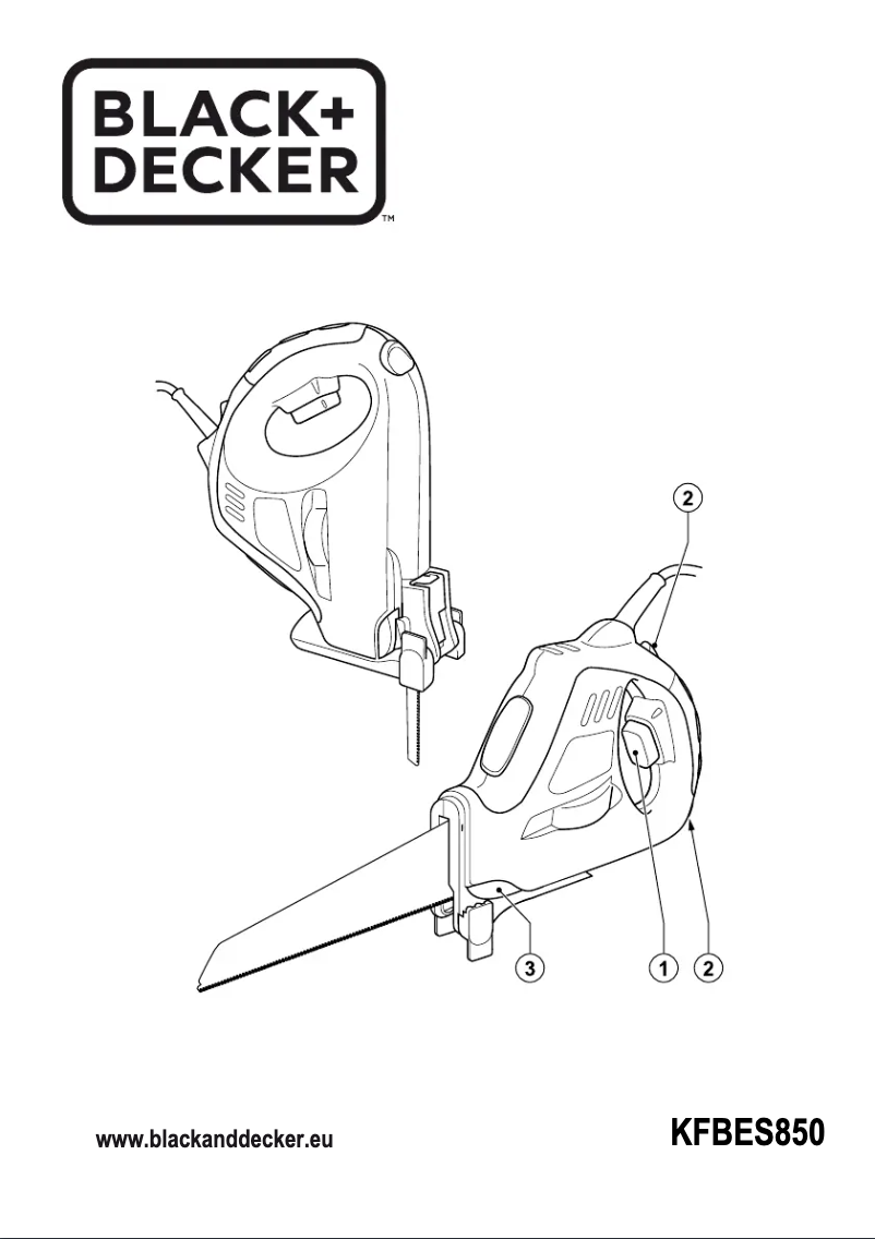 Image de la première page du manuel de l'appareil KFBES850
