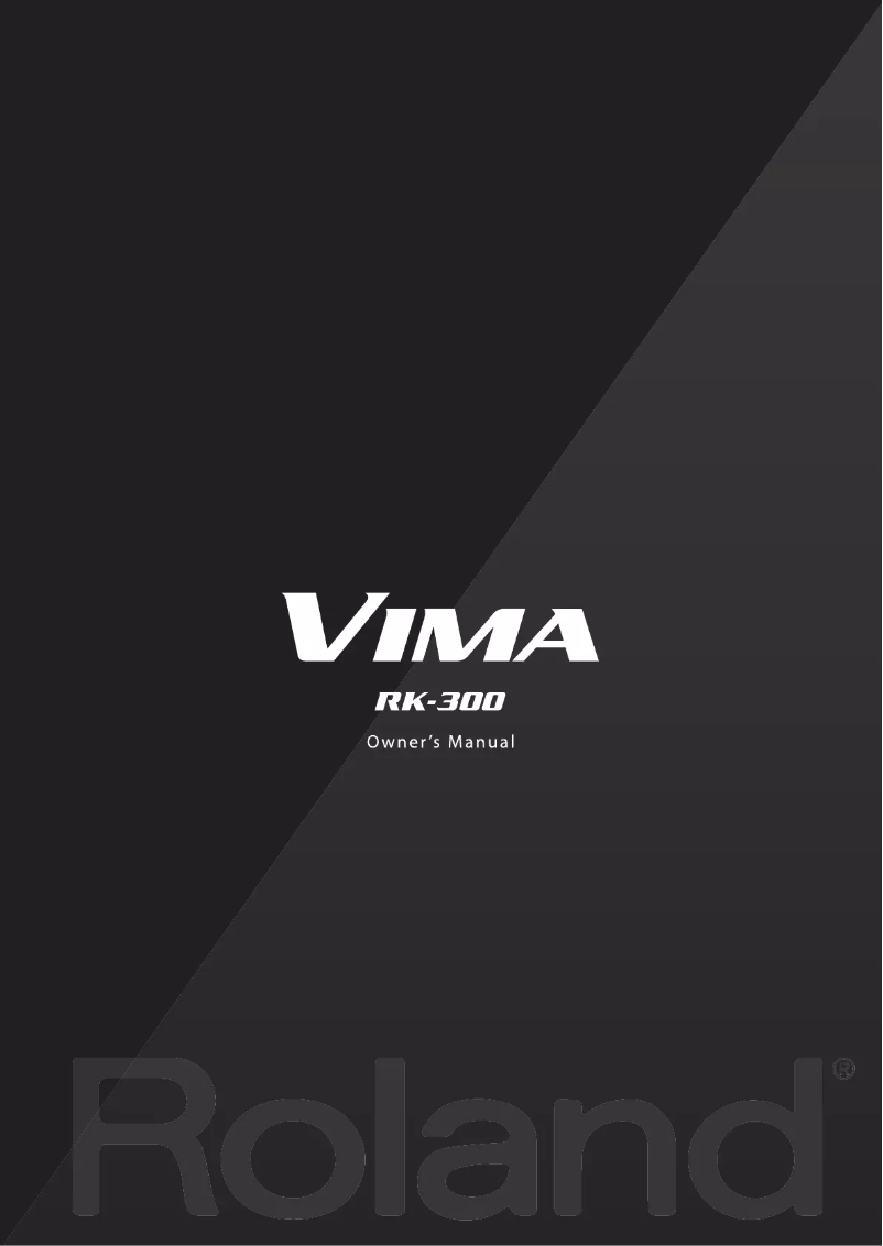 Image de la première page du manuel de l'appareil RK-300