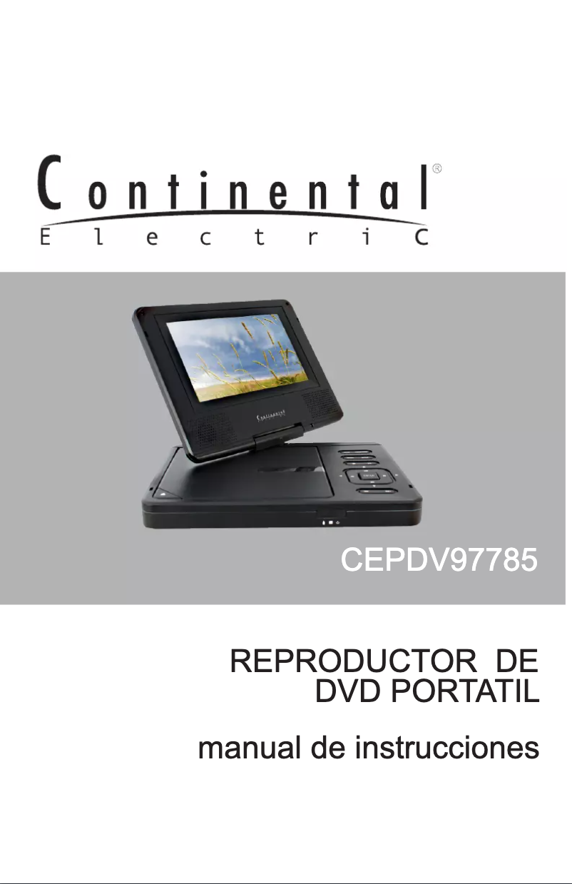 Page n°1 - Manuel utilisateur Continental Electric CEPDV97785