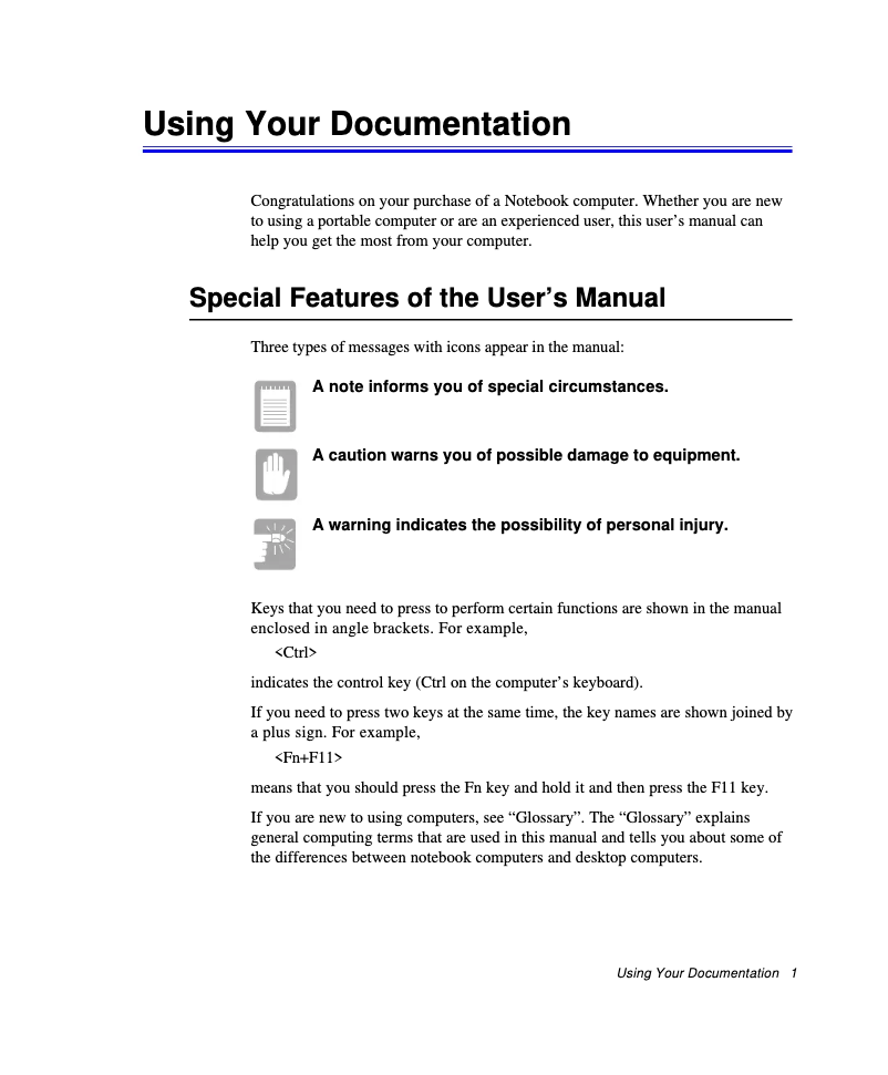 Image de la première page du manuel de l'appareil N640CN214K
