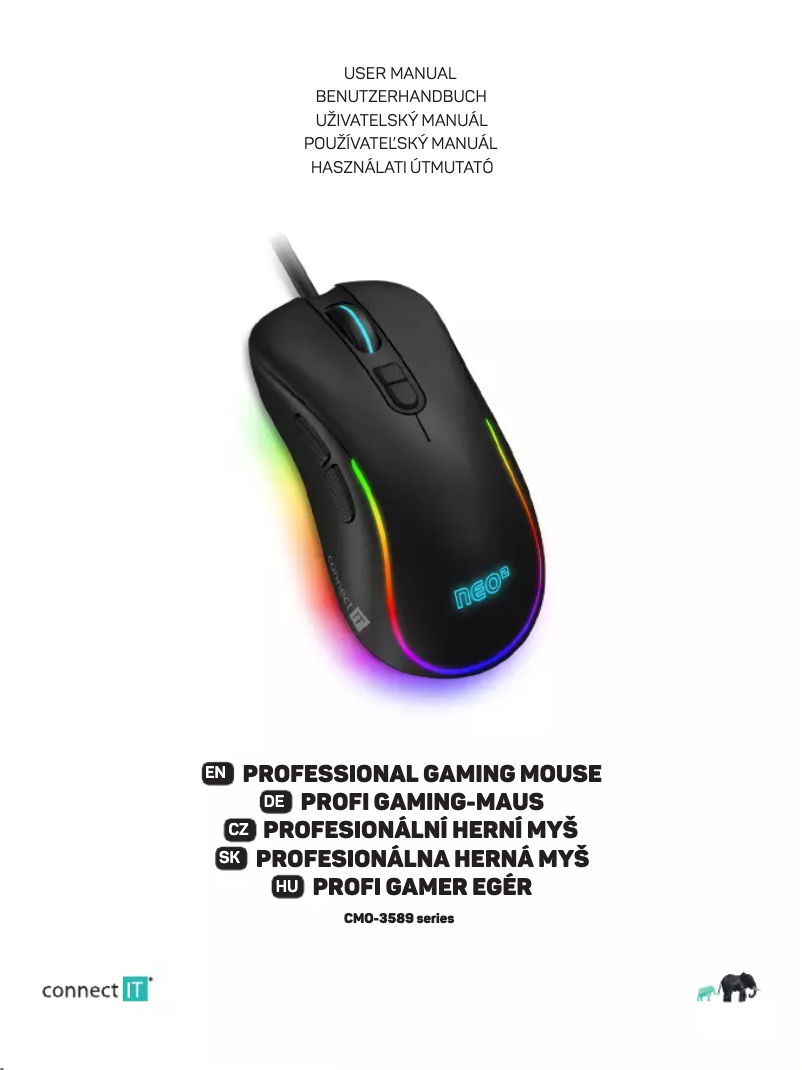 Page 1 de la notice Manuel utilisateur Connect IT NEO2 CMO-3589-BK