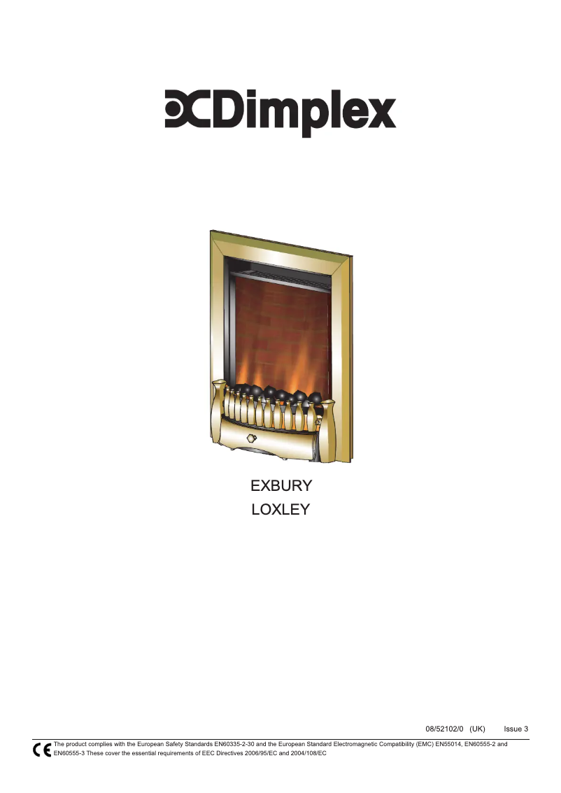 Page n°1 - Manuel utilisateur Dimplex EBY15AB