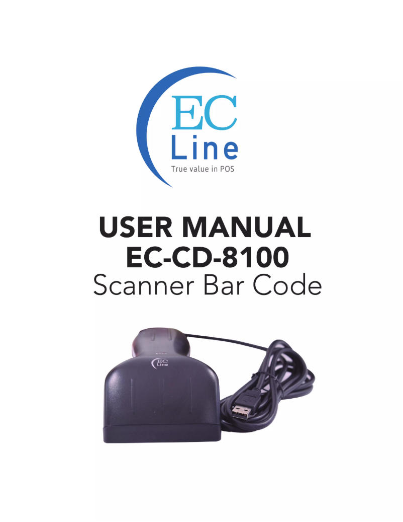 Page 1 de la notice Manuel utilisateur EC Line EC-8100-USB